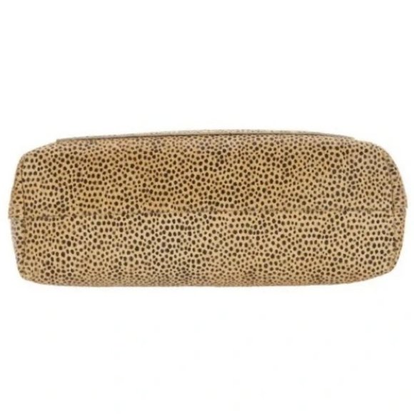 Madewell Small Zip Top Hair Calf Leopard Transport Tote in Autumn Gold NWT - Picture 5 of 6